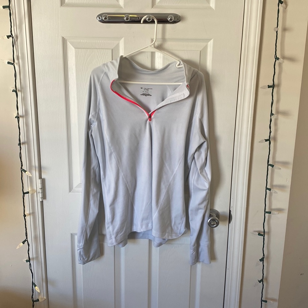 Dry TEK track jacket with quarter length neon zipper